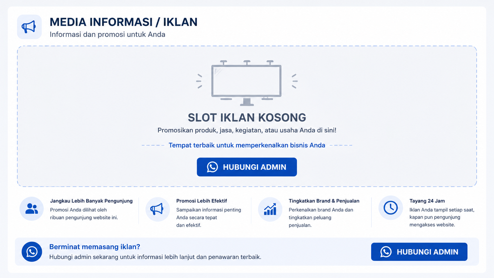 Media informasi dan promosi Posyandu